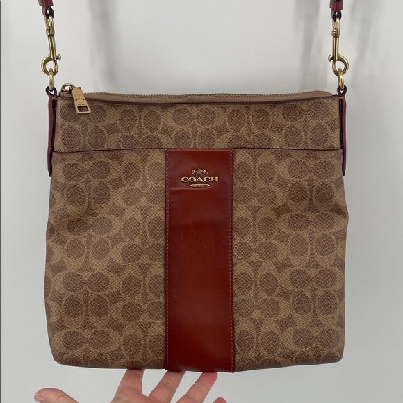 Coach Kit Messenger Crossbody Bag in Signature Print 39409 D1 - Picture 4 of 8